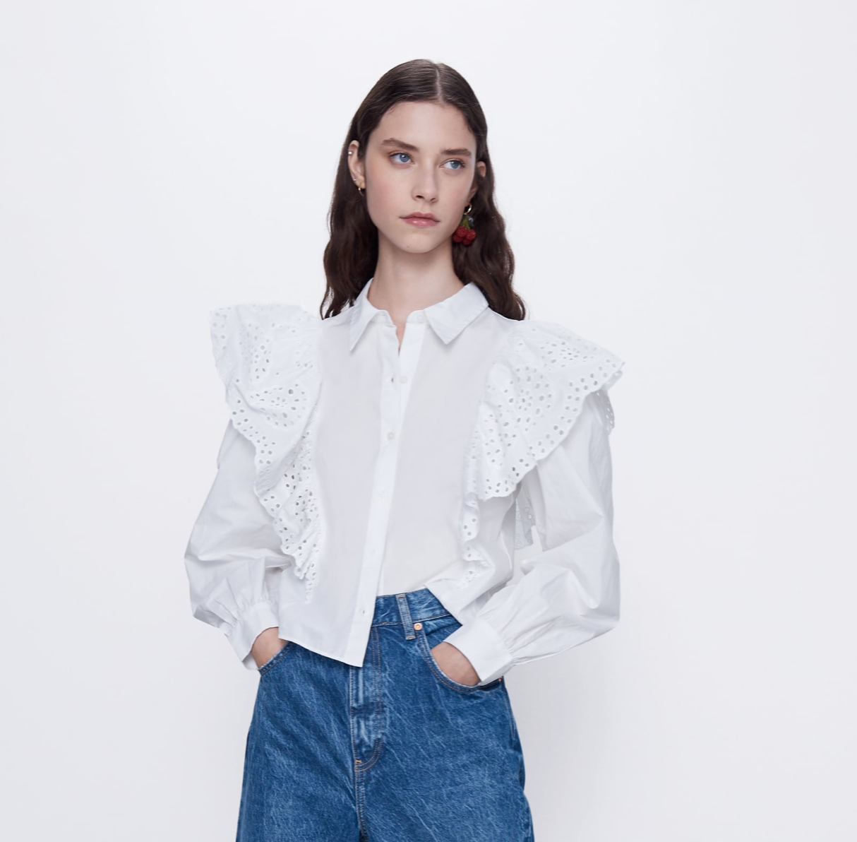 Carolina Arango Zara Finds March 2020 Poplin Top